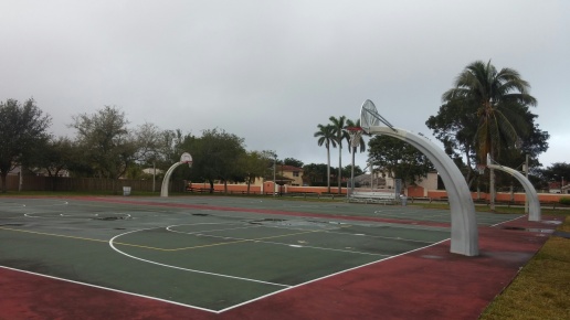 4 Basket Ball courts at Lago Mar Park